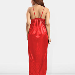 Be You Women Shoulder Straps Sleeveless Maxi Nightdress