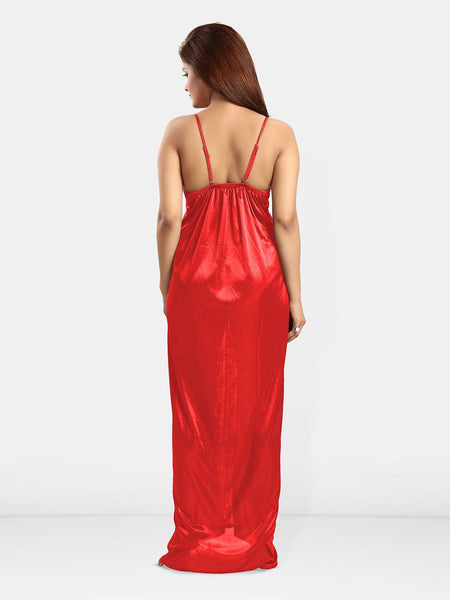 Be You Women Shoulder Straps Sleeveless Maxi Nightdress