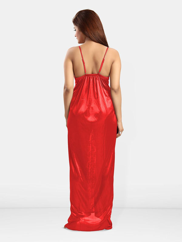 Be You Women Shoulder Straps Sleeveless Maxi Nightdress