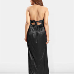 Be You Halter Neck Maxi Sweat Nightdress