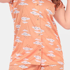 Be You Women Graphic Printed Night suit