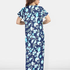 Be You Women Printed Maxi Nightdress