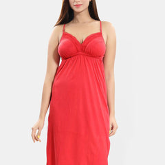 Be You Sleeveless Cotton Knee Length Nightdress