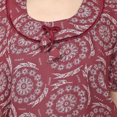 Be You Printed Maxi Nightdress