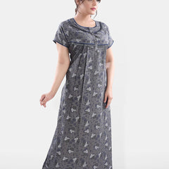 Be You Women Floral Printed Maxi Nightdress