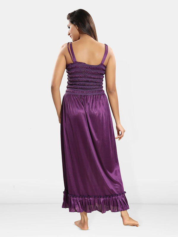 Be You Satin Maxi Nightdress with Robe