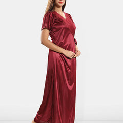 Be You Women 2 pieces Maxi Wrap Nightdress
