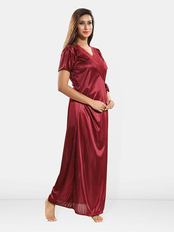 Be You Women 2 pieces Maxi Wrap Nightdress