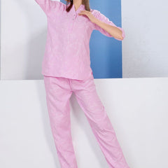 Be You Embroidered Top With Trousers Co-Ords