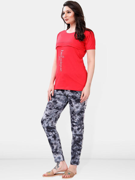 Be You Women Tie and Dye Night suit