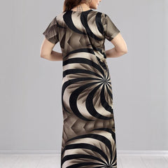 Be You Spiral Print Maternity Nightdress