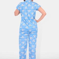 Be You Women Graphic Printed Night suit