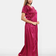 Be You Halter Neck Nightdress With Robe