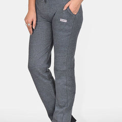 Be You Women Relaxed Fit Mid-Rise Cotton Track Pants