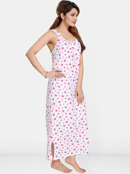 Be You Printed Pure Cotton Maxi Nightdress