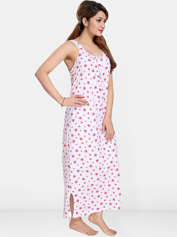 Be You Printed Pure Cotton Maxi Nightdress