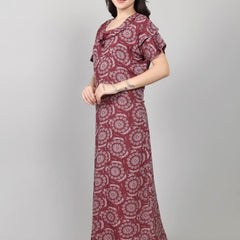 Be You Printed Maxi Nightdress