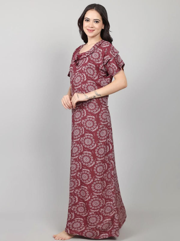 Be You Printed Maxi Nightdress