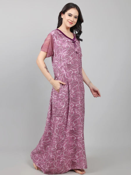 Be You Printed Maxi Nightdress