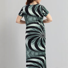 Be You Printed Maxi Maternity Nightdress