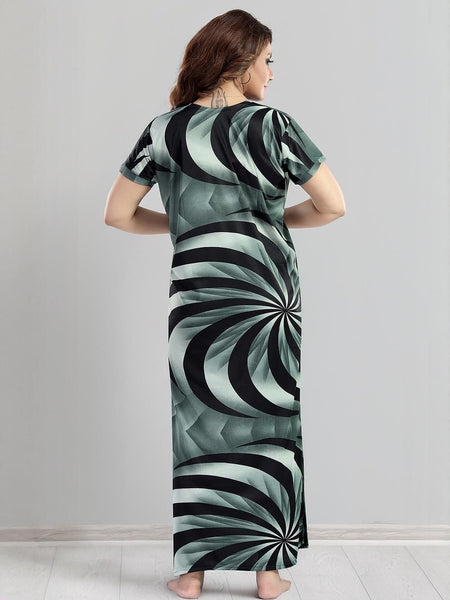 Be You Printed Maxi Maternity Nightdress