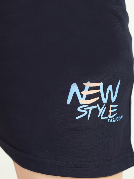 Be You Women Typography Printed Round Neck Regular Night suit