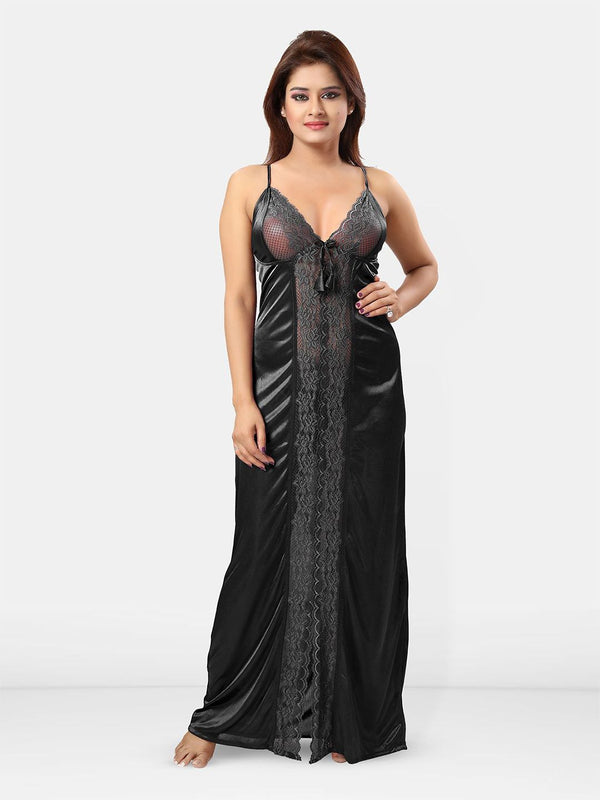 Be You Satin Maxi Sweat Nightdress