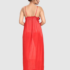 Be You Women Satin Maxi Nightdress