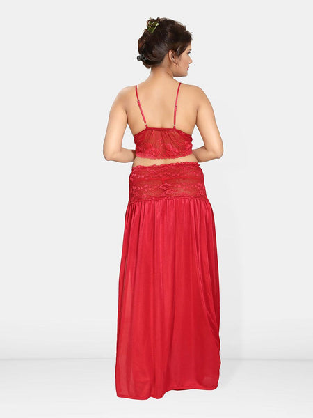Be You Women Shoulder Straps Maxi Sweat Nightdress