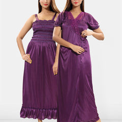 Be You Satin Maxi Nightdress with Robe