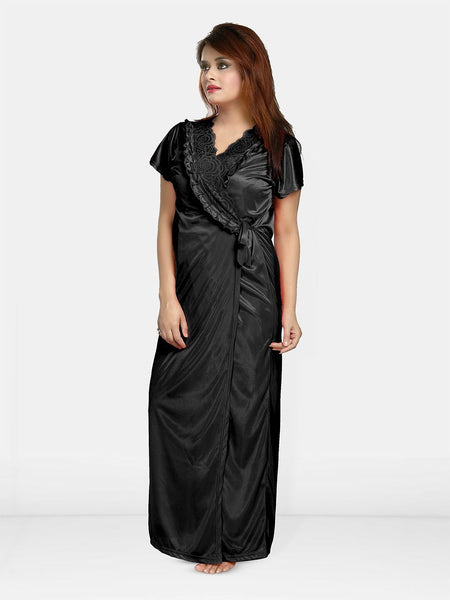 Be You Satin Maxi Nightdress with Robe