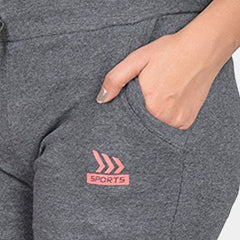 Be You Women Cotton Mid-Rise Relaxed-Fit Track Pants