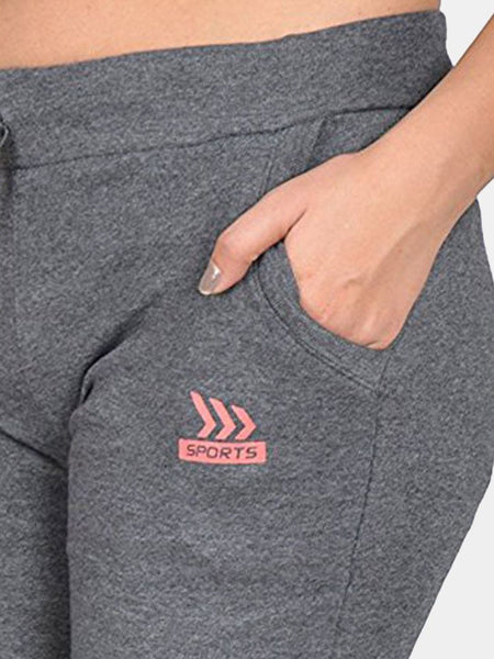Be You Women Cotton Mid-Rise Relaxed-Fit Track Pants