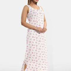 Be You Printed Cotton Maxi Nightdress