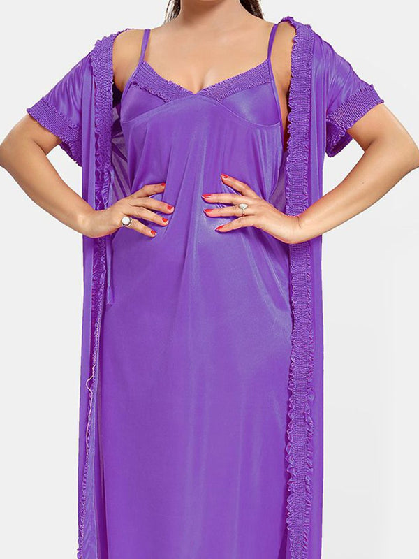 Be You Women Shoulder Straps Maxi Nightdress