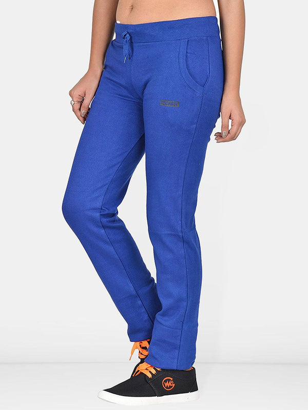 Be You Women Regular Fit Mid Rise Cotton Track Pants