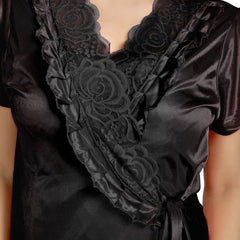 Be You Satin Maxi Nightdress with Robe