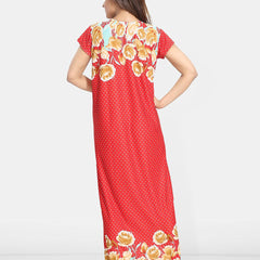 Be You Floral Printed Maternity Maxi Nightdress