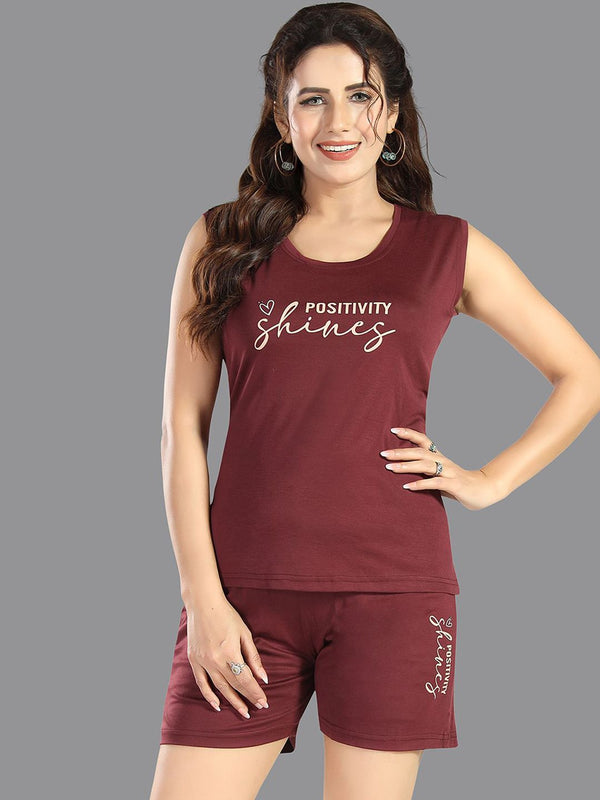 Be You Women Printed Night suit