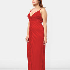 Be You Women Shoulder Straps Maxi Nightdress