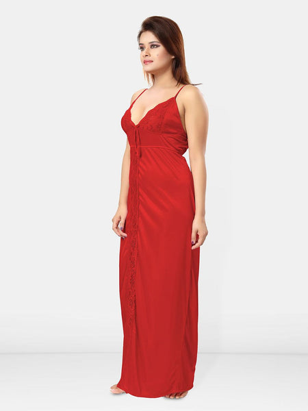Be You Women Shoulder Straps Maxi Nightdress
