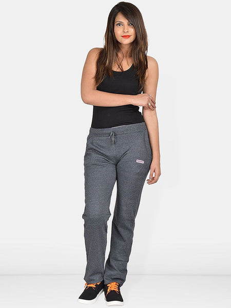 Be You Women Relaxed Fit Mid-Rise Cotton Track Pants