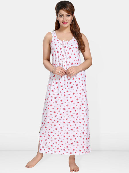 Be You Printed Pure Cotton Maxi Nightdress