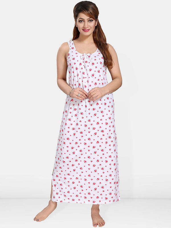Be You Printed Pure Cotton Maxi Nightdress