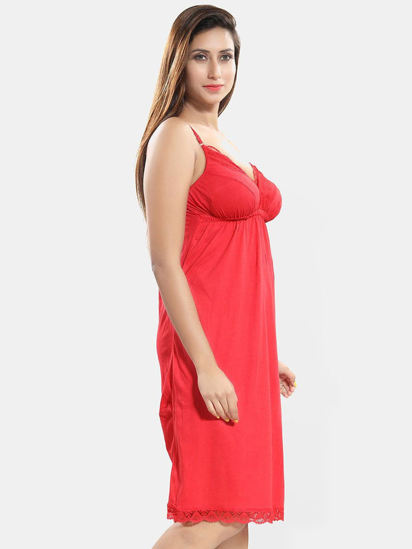 Be You Sleeveless Cotton Knee Length Nightdress