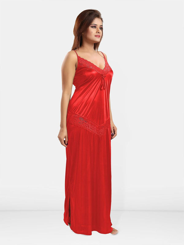 Be You Women Shoulder Straps Maxi Nightdress