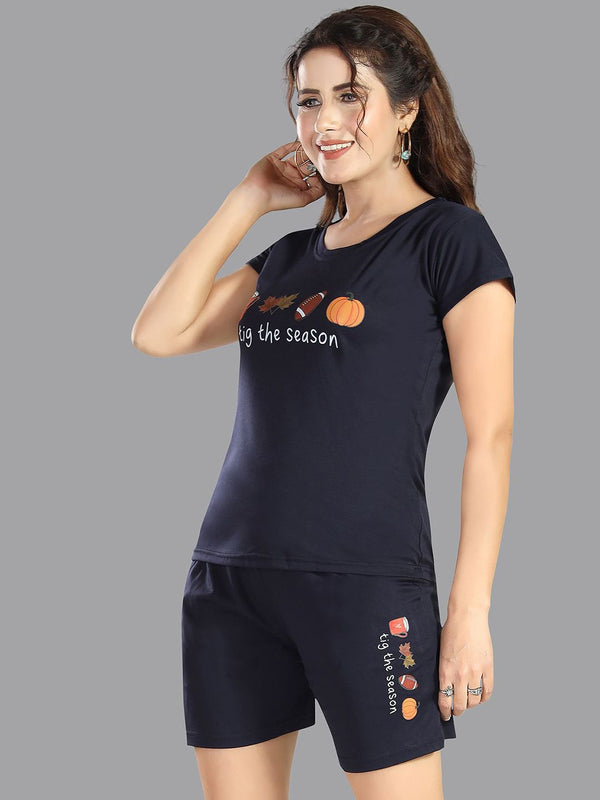 Be You Women Typography Printed Night suit