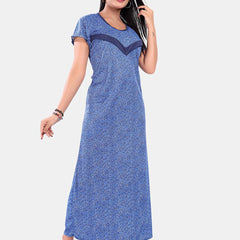 Be You Printed Satin Maternity Maxi Nightdress