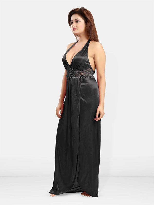 Be You Halter Neck Maxi Sweat Nightdress