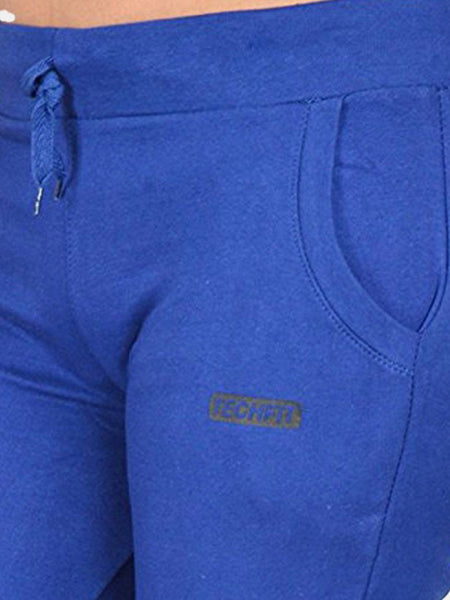 Be You Women Regular Fit Mid Rise Cotton Track Pants